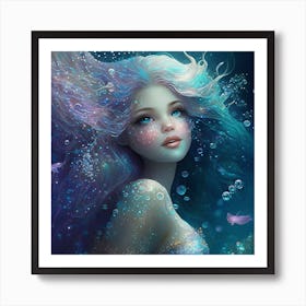 Pretty Mermaid 1 (1) Art Print