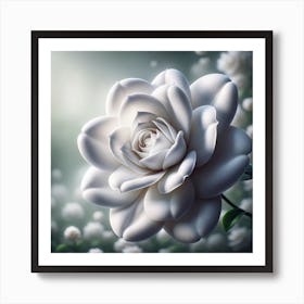 White Rose 1 Art Print