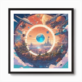 Space - Planet Art Print