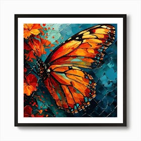 Butterfly Painting art print 1 Art Print