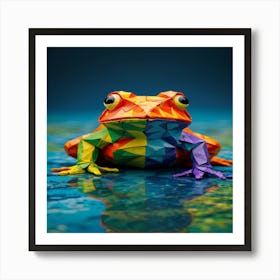 Rainbow Frog Art Print