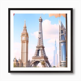 Eiffel Tower Art Print