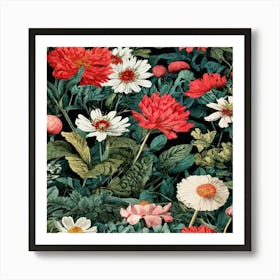 Exquisitely Patterned Botanical Illustrations Evok Art Print