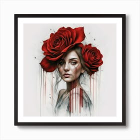 Red Roses 1 Art Print