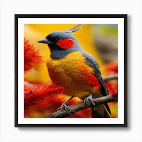 Colorful Bird Art Print