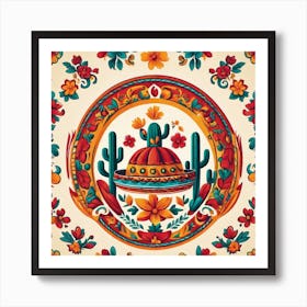 Mexican Logo Design Targeted To Tourism Business (34) Art Print