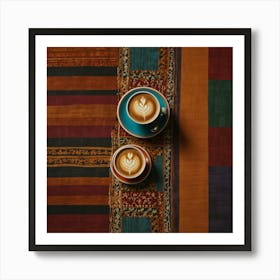 Coffee Cup On A Table 5 Art Print