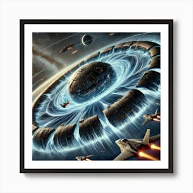 Gravity Harbinger Magnetic Fields Converted Art Print