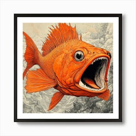 Fish In The Sky Art Print