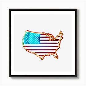 United States Of America Art Print