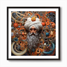 Man In A Turban Art Print