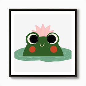 Cute Little Frog Art Print