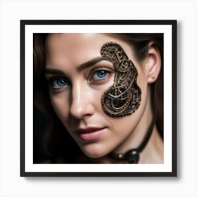 Steampunk Beauty Art Print