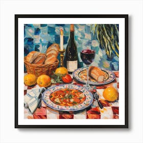 Il Rifugio Del Mangiare Bene Trattoria Italian Food Kitchen Art Print