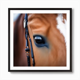 Close Up Of A Horse'S Eye 7 Art Print