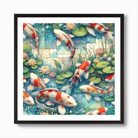 Koi Fish 1 Art Print