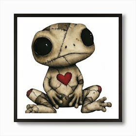 Patchwork Cartoon Baby Toad 2 Poster