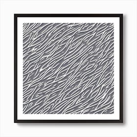 Abstract Pattern Of Wavy Lines Art Print