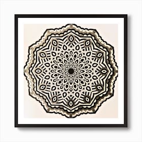 Mandala Dark Essense Art Print