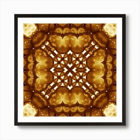 Spilled Coffee Pattern 2 Art Print