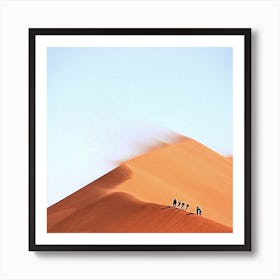Sand Dunes In Namibia Art Print