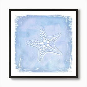 Blue Sea Life One Set Art Print