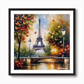 Paris Eiffel Tower 94 Art Print