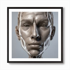 Human Head 5 Art Print