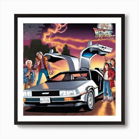 Back To The Future Art Print