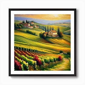 Tuscan Countryside 16 Art Print