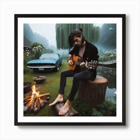 Acoustic Guitar Art Print