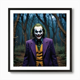 Joker In The Woods 10 Art Print