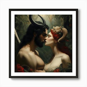 Demon Lovers 1 Art Print