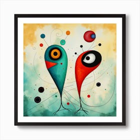 Birds In The Sky Art Print