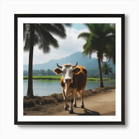 Philippine National Animal: Cow Art Print