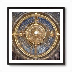 Golden Sphere Art Print