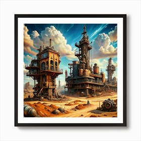 Industrial City Art Print