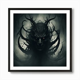 Demon Head Art Print