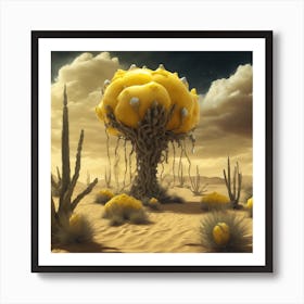 Cactus In The Desert 1 Poster