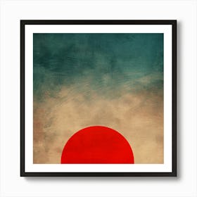 Red Sun In The Sky Poster