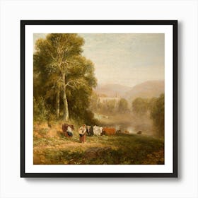 Bolton Abbey (1844), David Cox Art Print