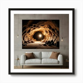 Cave Wall Art Art Print