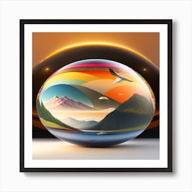 Sphere Of Light Art Print