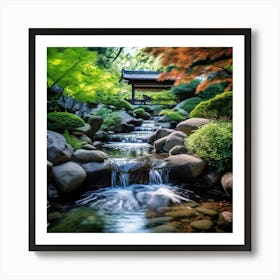 Japanese Garden 3 Art Print