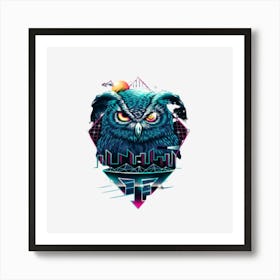 Owl Bird Art Print