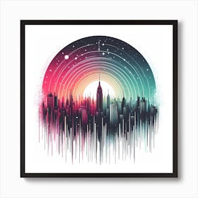 New York City Skyline Art Print