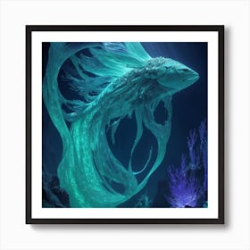 Mermaid Fish Art Print