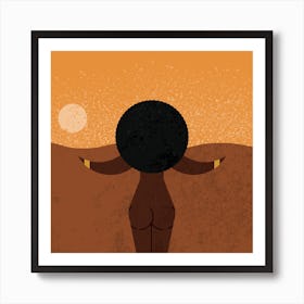 African Woman Art Print