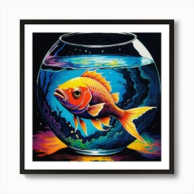 Fish Bowl 7 Art Print