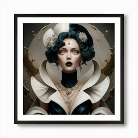 Portrait Of A Woman 5 Art Print